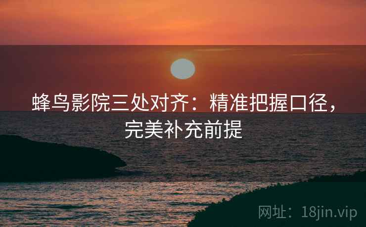 蜂鸟影院三处对齐：精准把握口径，完美补充前提